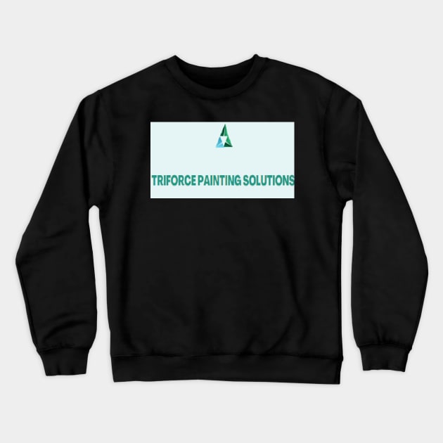 Triforce Painting Solutions Greeting card Crewneck Sweatshirt by TriForceDesign